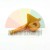 Orange plastic mounting head protector type J for tire changer.