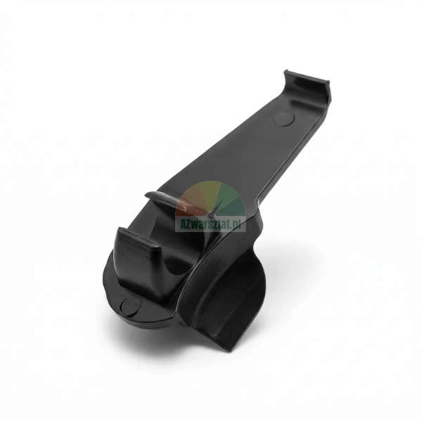 Black plastic replacement part for a coffee machine, spout or adapter