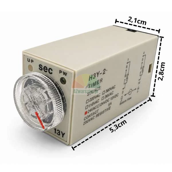 H3Y-2 Time relay AC 24V 10s 8-pin