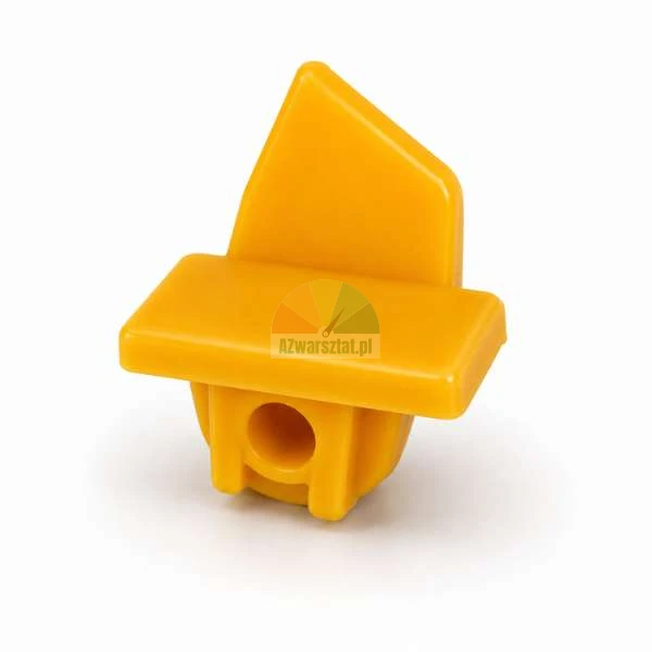 Yellow plastic cover for mounting foot type N