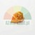 Orange plastic excavator bucket tooth replacement part on a white background