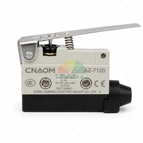AZ-7120 lever limit switch by CNAOM with metal lever and return spring