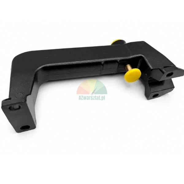 Black sprayer handle with valve complete Type B featuring a yellow button