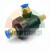 Quick exhaust valve for pneumatic striker with 2 x 8mm fittings and muffler