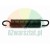 Black metal tire changer spring 11cm long