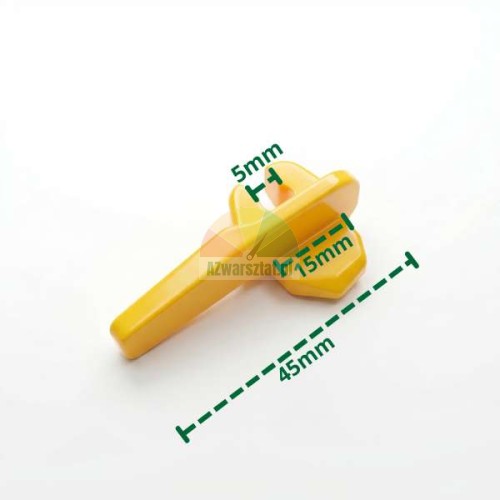 Plastic cover for mounting foot type G with dimensions