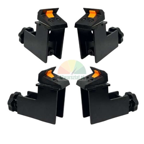 Motorcycle jaw adapter set for Weber Profi Series tire changers.