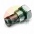 Hydraulic check valve with 19mm thread and black o-ring seals