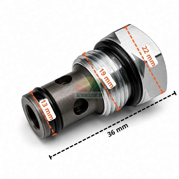 Check valve with 19mm thread