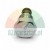 Silver screw-in hydraulic valve component with hexagonal head and O-ring seal.
