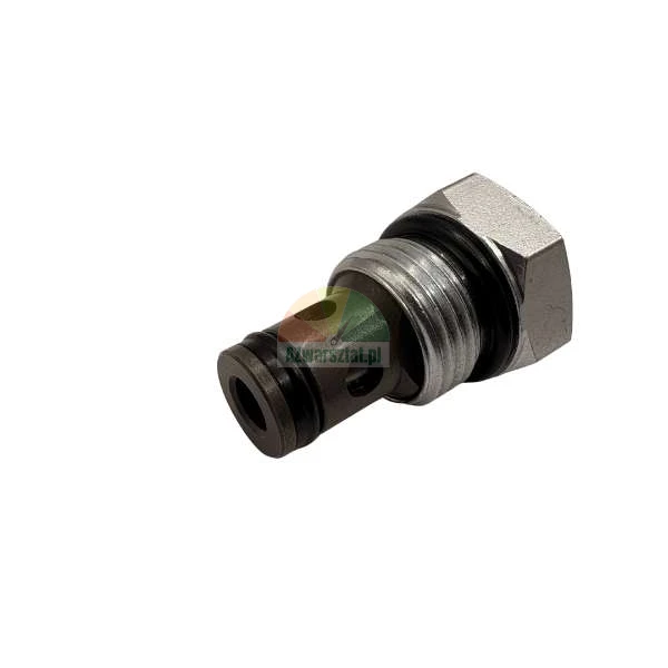 Hydraulic cartridge valve with o-ring seals and thread