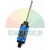 DIANQI ME-9101 mini limit switch with a flexible coil spring rod actuator on a white background.