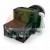Industrial contact block with 3 NO and 4 terminal markings, black plastic housing on a white background.