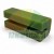 Green silicone U-shaped protective profile used as a bumper or edge guard.