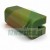 Olive green rubber edge guard with a C-shaped profile on a white background.