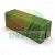 Green plastic lift guide block measuring 7.4cm x 2.8cm x 2.8cm, shown on a white background.