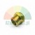 Brass pneumatic silencer and vent with 9.7 mm male thread
