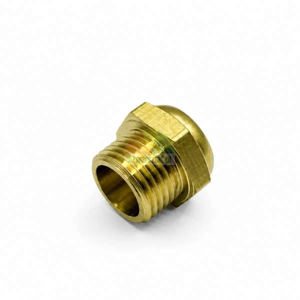 Brass pneumatic silencer and vent with 9.7 mm male thread