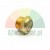 Brass sintered bronze pneumatic silencer with male thread on a white background.