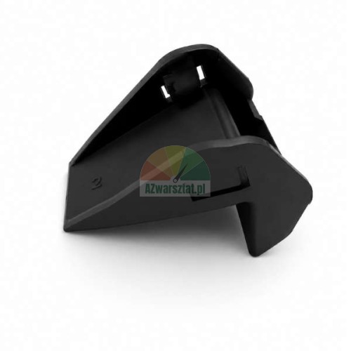 Short plastic clamp protector TYPE D in black