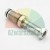 Metal mesh filter cartridge, stainless steel hydraulic screen filter with threads and o-rings on a light background.