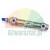 Round pneumatic cylinder AFCI CDM2B25-100 on a white background with visible label and blue protective caps
