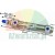 Pneumatic cylinder CDM2B25-100 AFCI with dimensions on a white background.