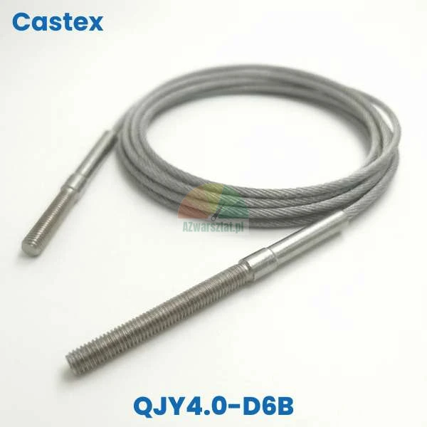 Castex steel synchronization cable for QJY 4.0 D6B car lift with threaded ends