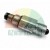 Metallic hydraulic valve with M19*1.5 marking, featuring o-rings and a mesh filter on a white background.
