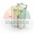 White plastic car lift glide block 7cm x 3cm x 3cm with indicated dimensions