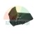 Black plastic component with a marked dimension of 25mm on a white background.