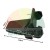 Black plastic jaw protector for tire changer with dimensions.