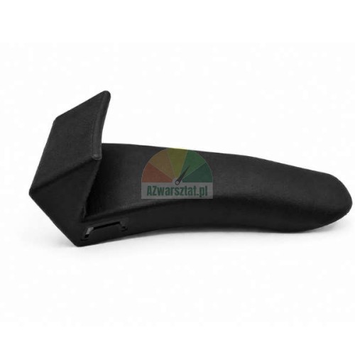 Black, long plastic clamping jaw protector, shaped plastic cover