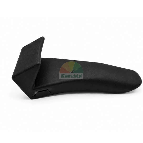 Black, long plastic clamping jaw protector, shaped plastic cover