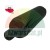 Black ribbed plastic element with an external thread on one end, shown on a white background.