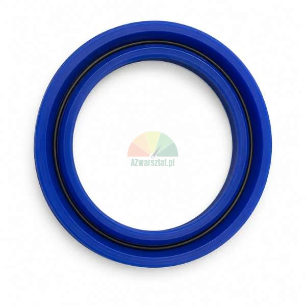 Hydraulic cylinder seal UHS 38x48x6, blue sealing ring.