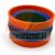 Compact hydraulic cylinder piston seal 55x39x31 mm with blue and orange rings.