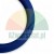 Close-up of a blue polyurethane hydraulic seal with embossed numbers UN 45 55 6 on a white background.