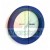 Blue hydraulic cylinder seal UN 36x46x6 with marked dimensions 36 mm and 46 mm.