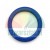 Blue polyurethane hydraulic cylinder seal of UN type, size 38x48x6.5 mm, top view on a white background.