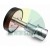Metal car lift adapter pad with black rubber cushion and threaded stem for 50 mm hole
