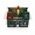 Black contact block NB2-BE102 1 x NC by APDQI with a red actuator.