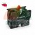 Black auxiliary contact block NC APDIQI NB2-BE102, 10A, 660V, with a red actuator button