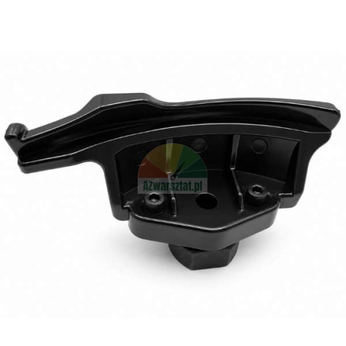 Black 28mm composite demount head for tire changer, designed to protect alloy wheels from scratches