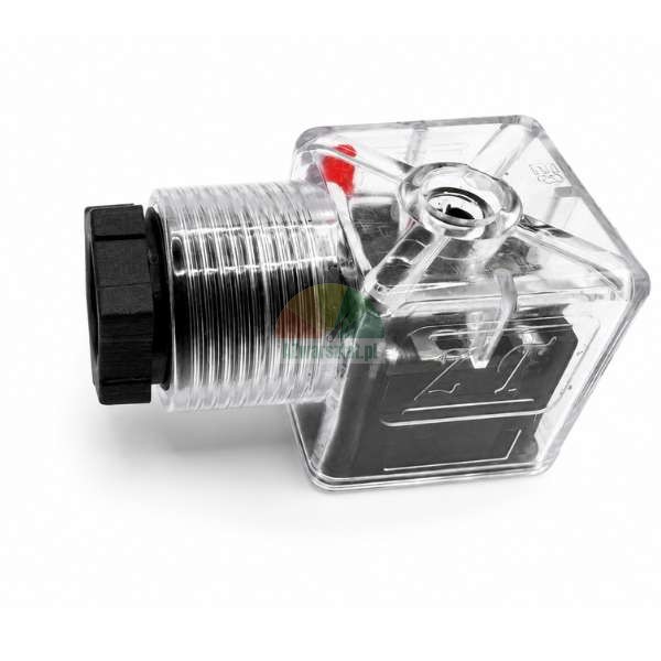 Plug for a 24DC hydraulic solenoid valve coil