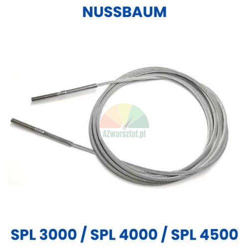 Steel replacement cable for Nussbaum lift SPL 3000, SPL 4000, SPL 4500