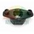 Black metal mounting foot bracket with dimensions 7 cm and 29 mm.