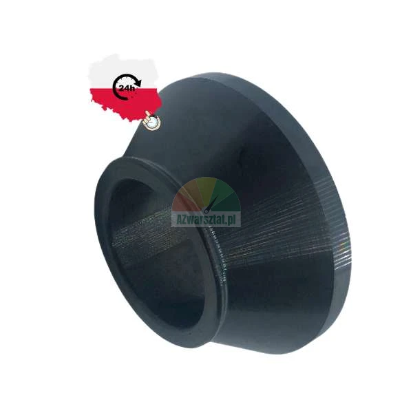 Black conical polyurethane bushing, suspension spacer and mounting element