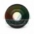 Black, round rubber or plastic component with a central hole, shown on a white background.