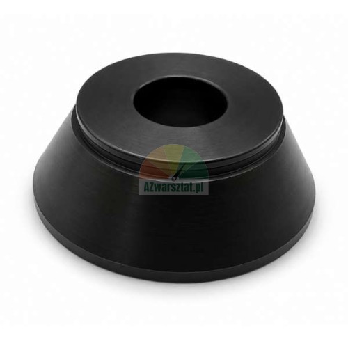 Black 40mm centering cone (largest, range 9.3cm - 13.7cm) designed for wheel balancers.